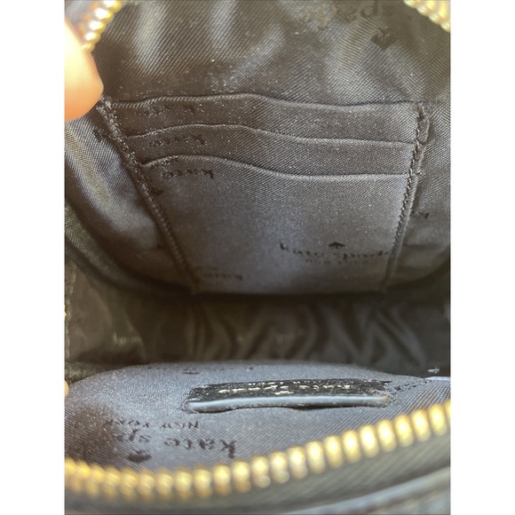 Kate Spade iPhone Crossbody Black Striped Strap  Handbag - Picture 6 of 6